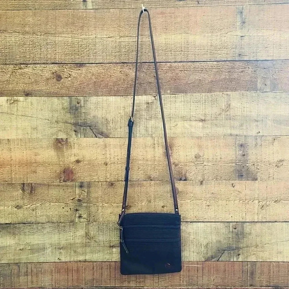 Dooney & Bourke Triple Zip Nylon Crossbody Bag - Picture 1 of 9